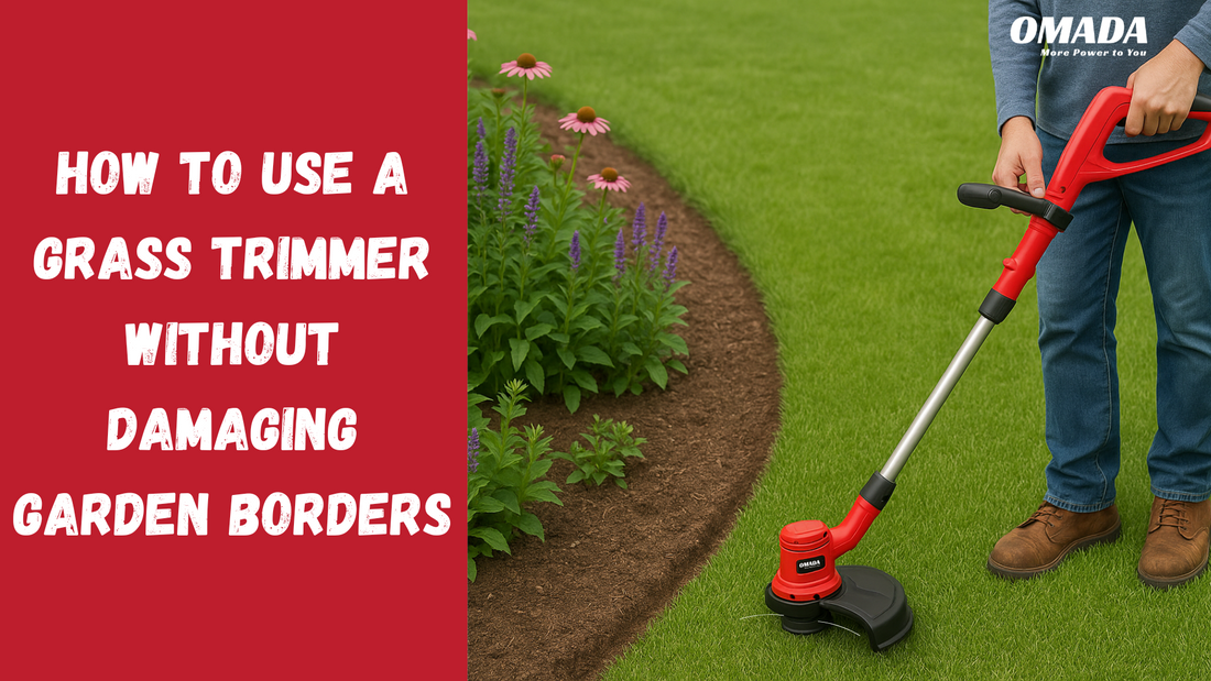 How to Use a Grass Trimmer Without Damaging Garden Borders