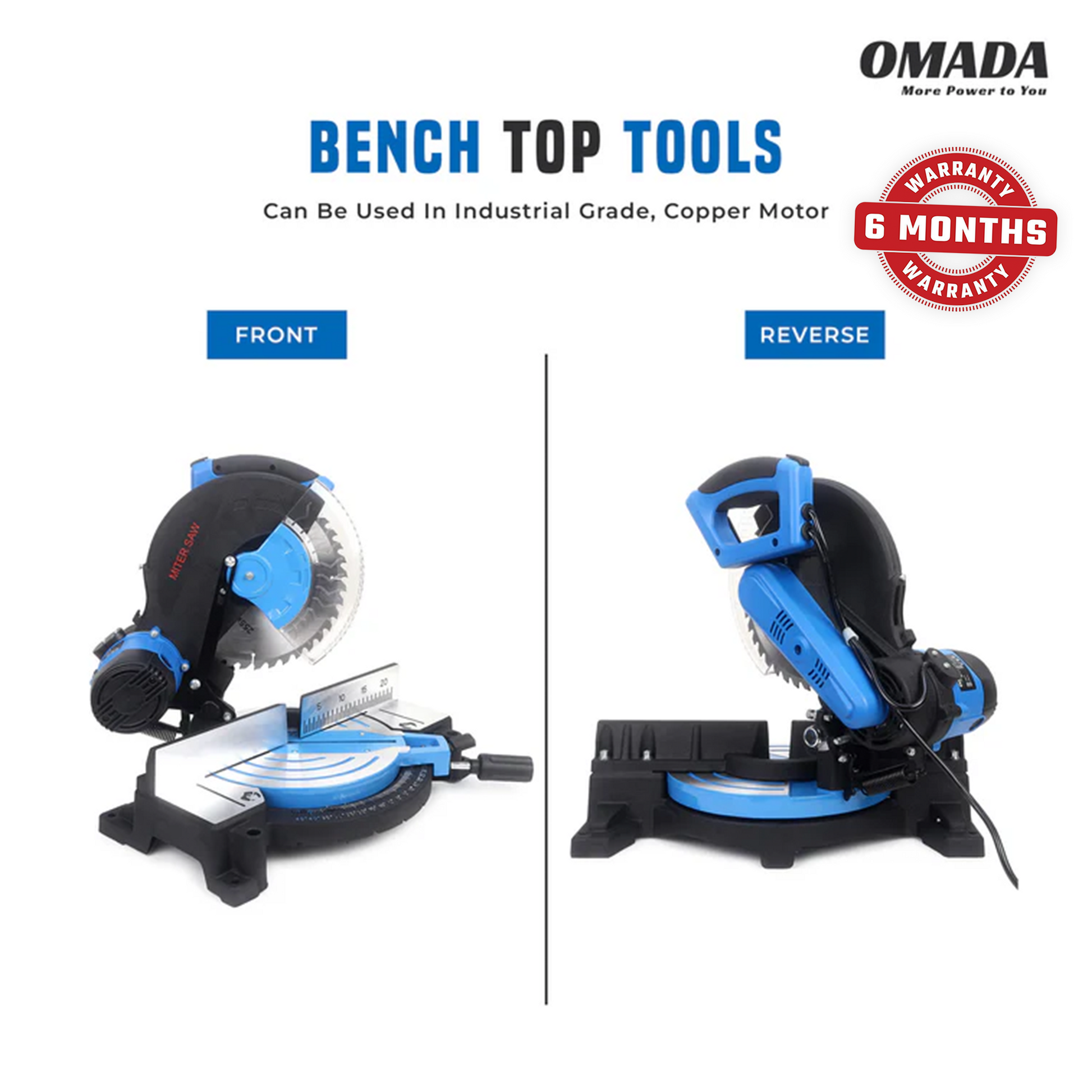 Buy 1650W Omada Miter Saw – 10 inch Wood Cutting Machine