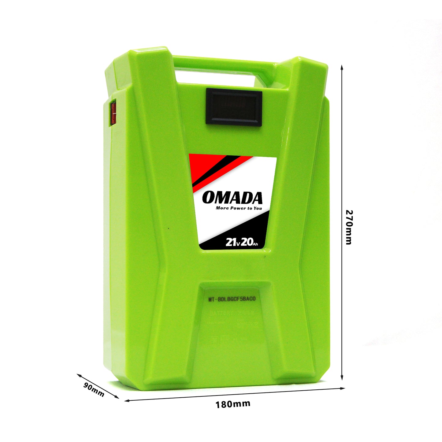 Omada 21V 20Ah Portable Power Tool Backpack | Heavy-Duty Lithium Battery for Cordless Tools | Ideal for Drills, Trimmers, Grinders & Construction Work.