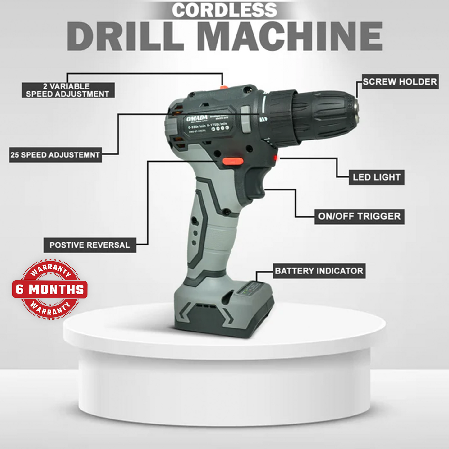 18V Cordless Impact Drill & Driver