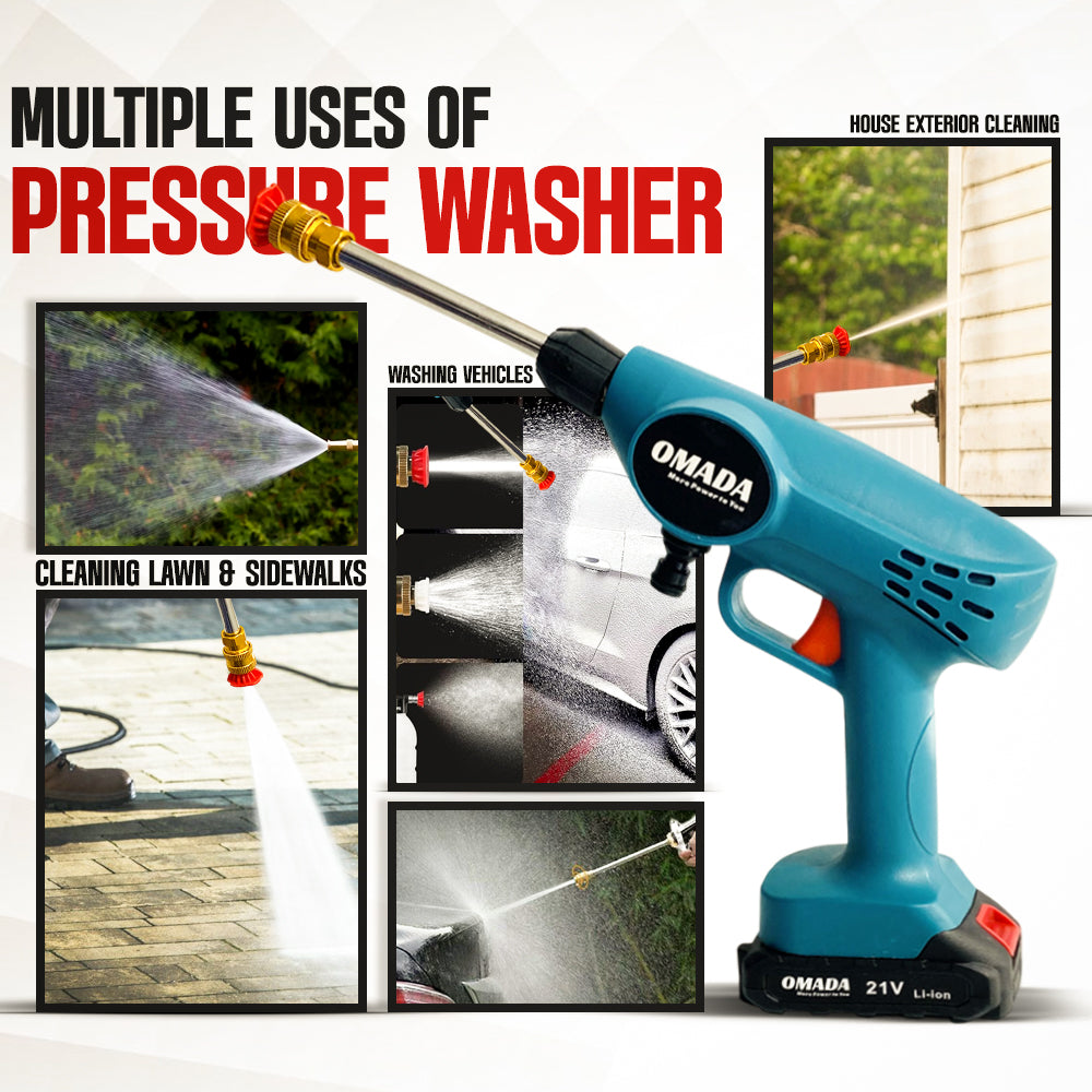 21V Cordless Pressure Washer.
