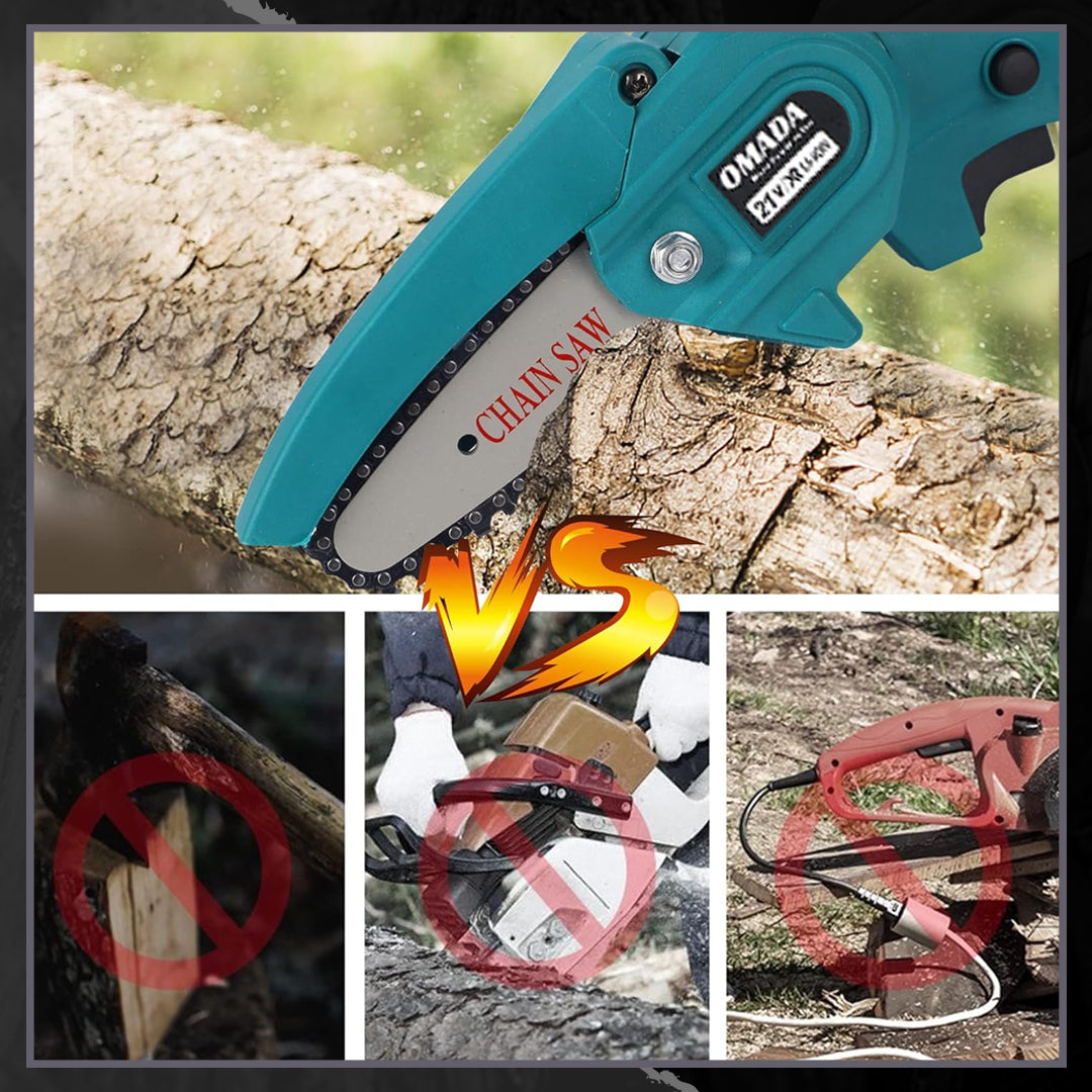 4 Inches 21V Mini Chainsaw.