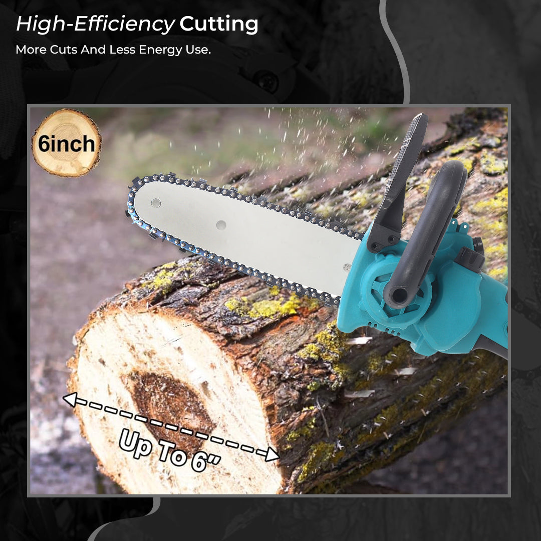 8 Inches 21V Cordless Chainsaw.