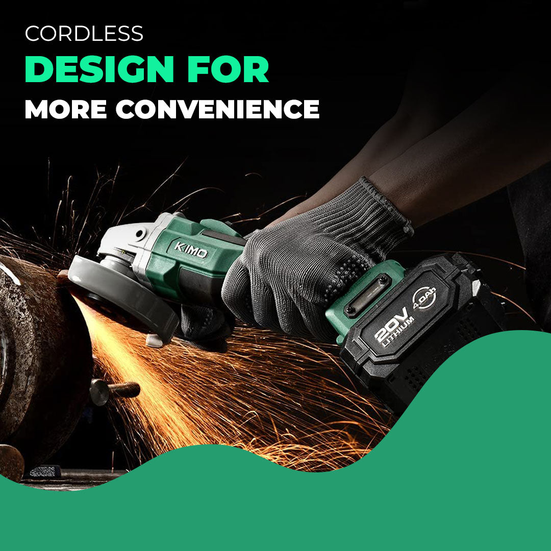 20V Cordless Angle Grinder.