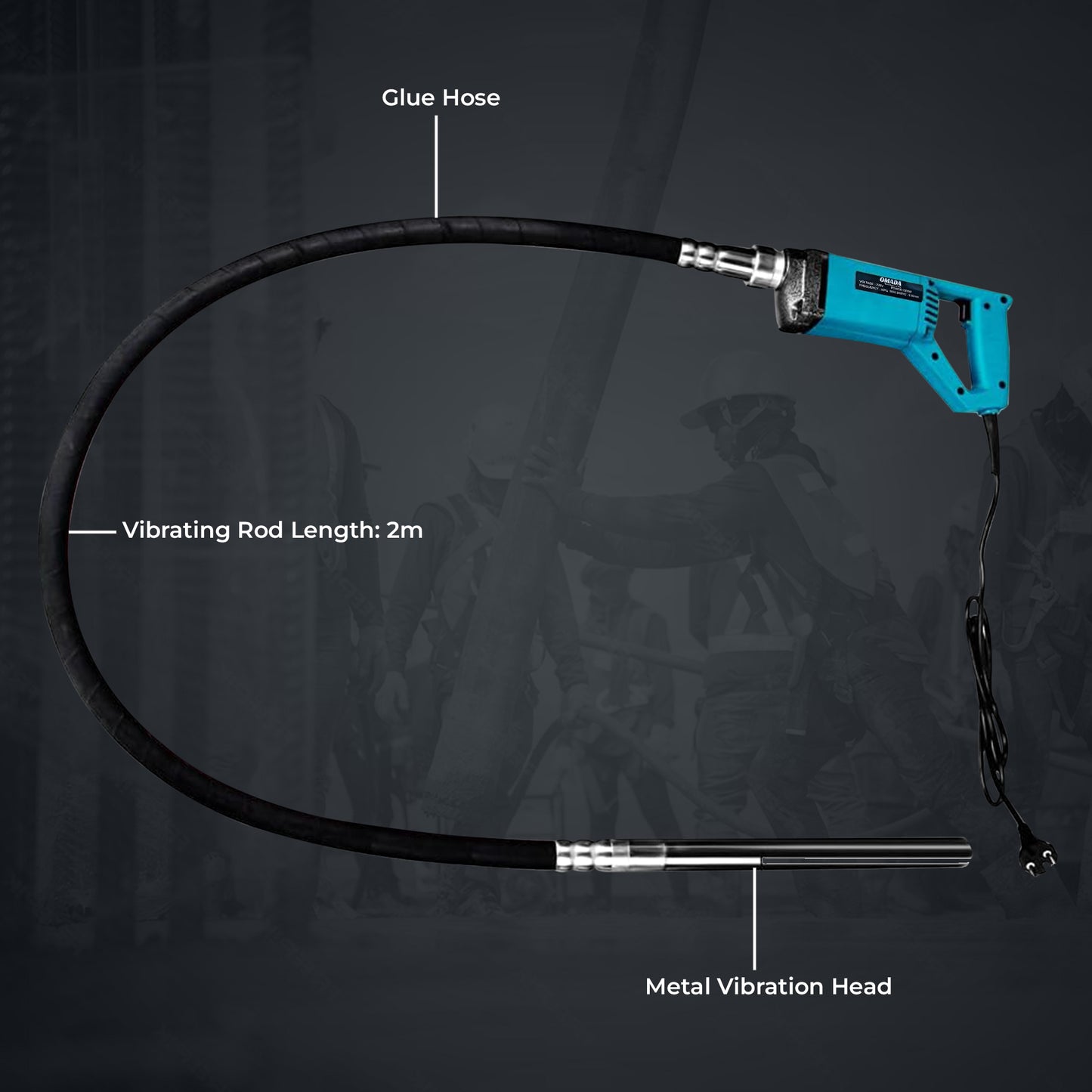1000W Concrete Vibrator.