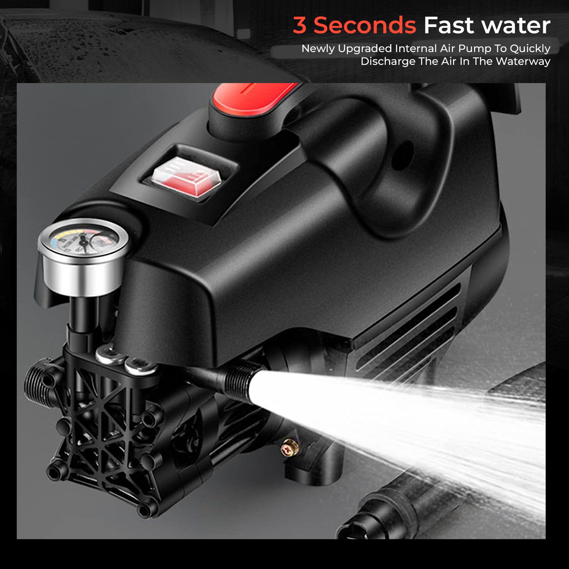 1800W Corded Pressure Washer.