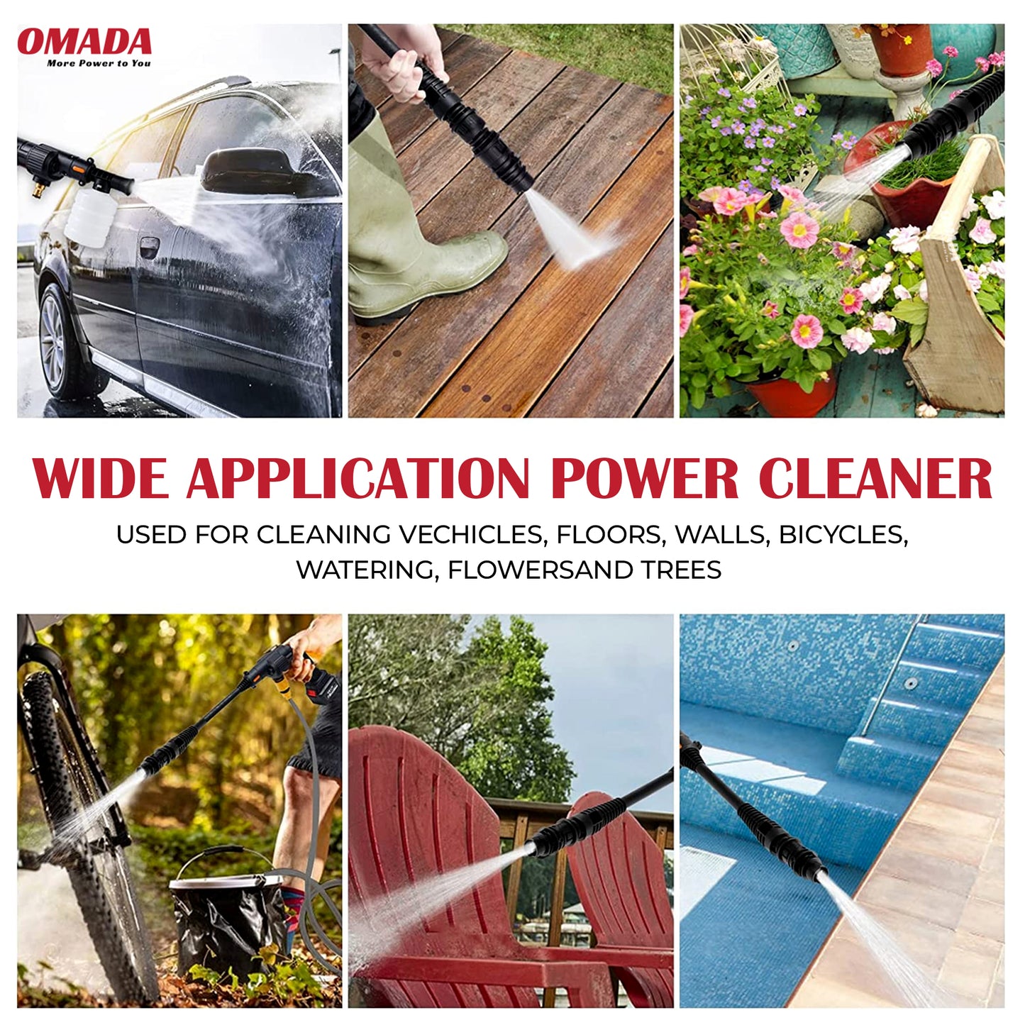 18V Cordless Pressure Washer.