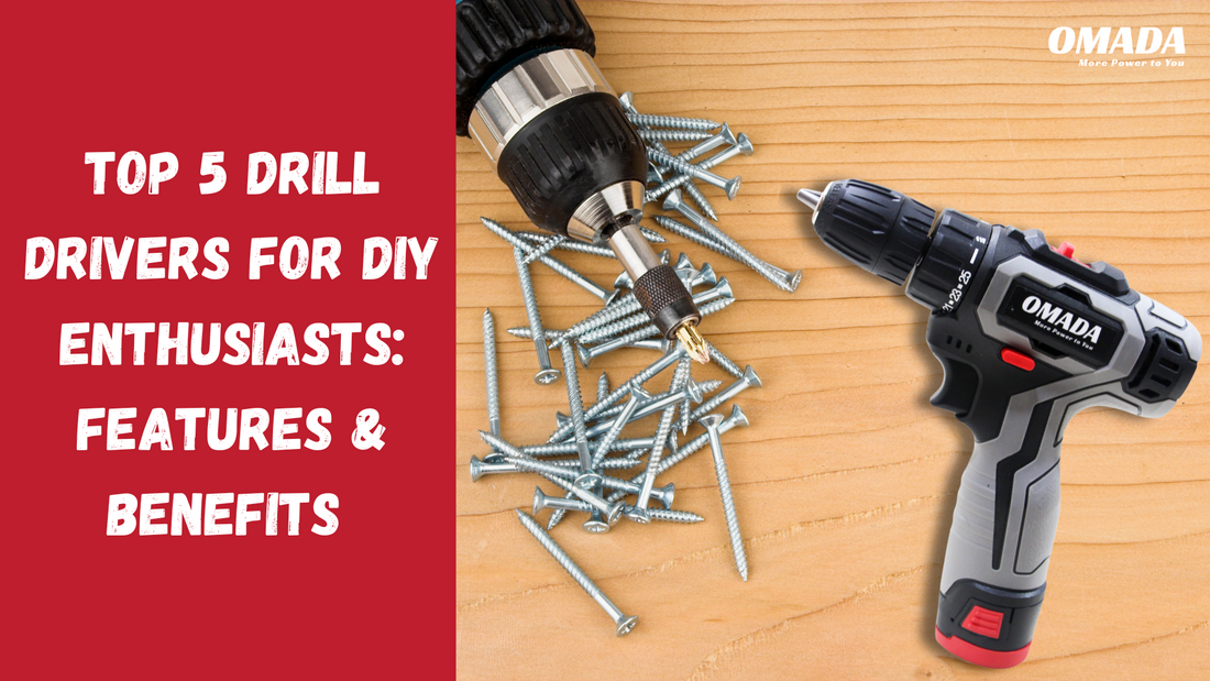 Top 5 drill drivers for DIY enthusiasts