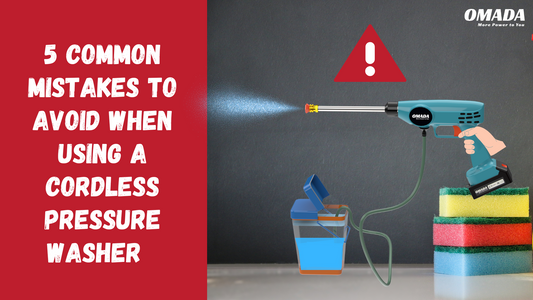 5 Common Mistakes to Avoid When Using a Cordless Pressure Washer