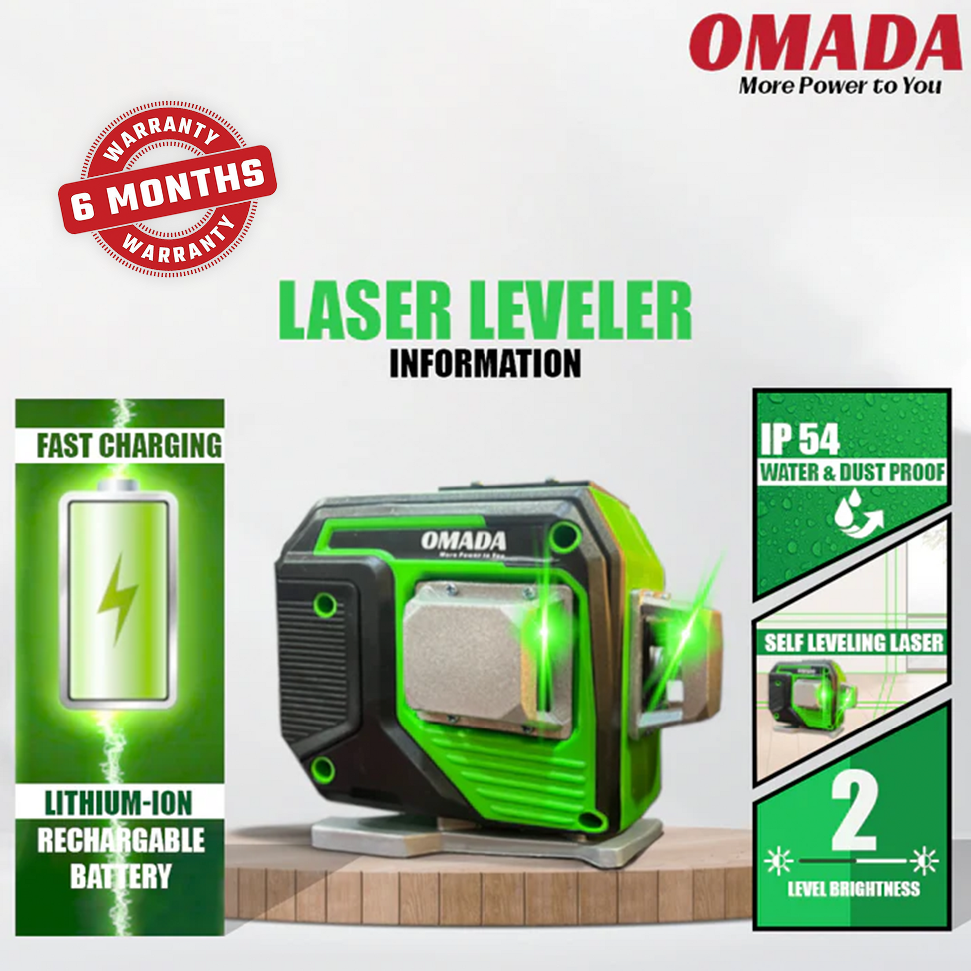 Omada 12 Lines Self Laser Leveling Machine