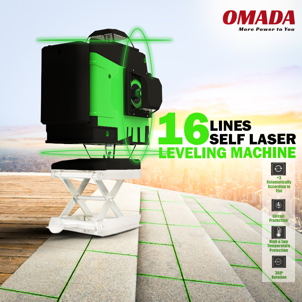 16 Lines - Self Laser leveling Machine