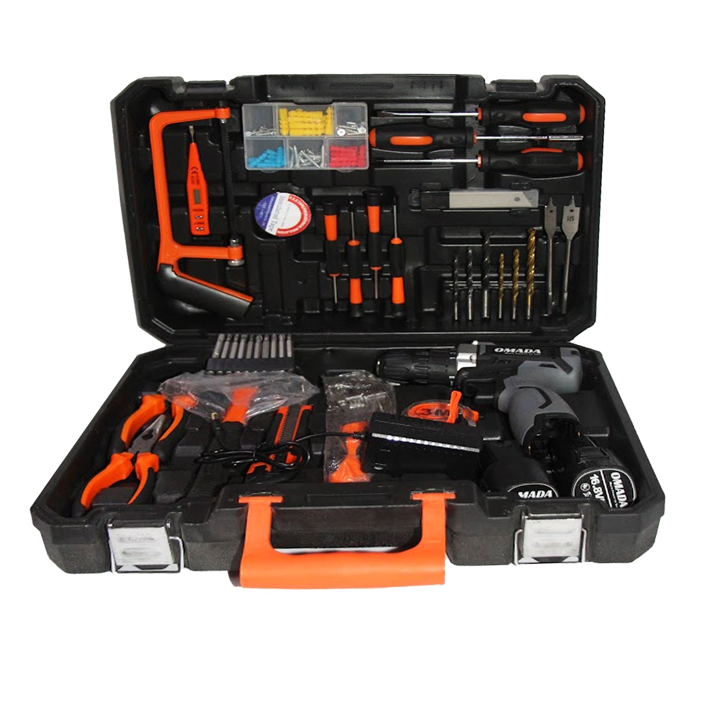 16.8V Professional Tool kit with Cordless Drill.