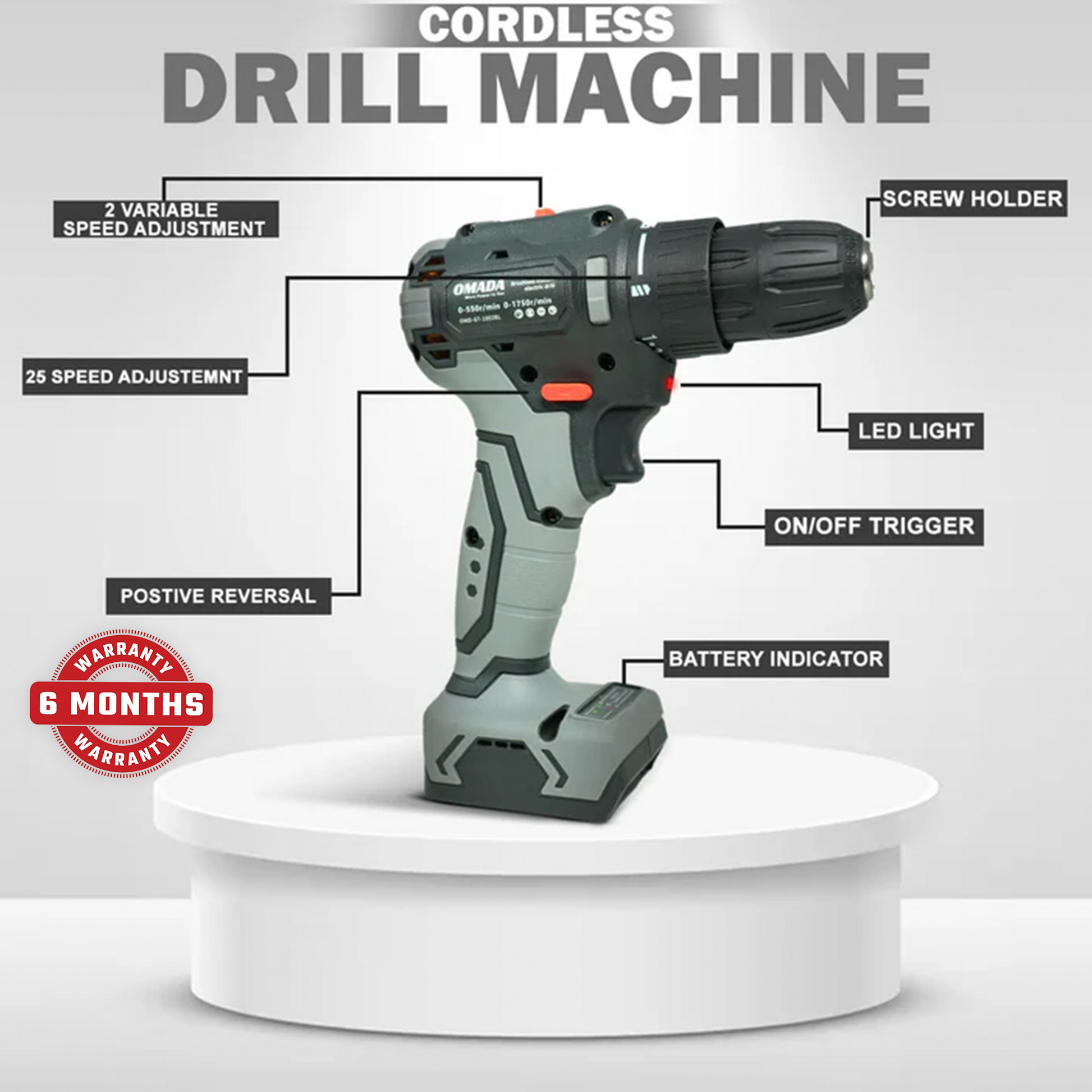 18V Cordless Impact Drill & Driver