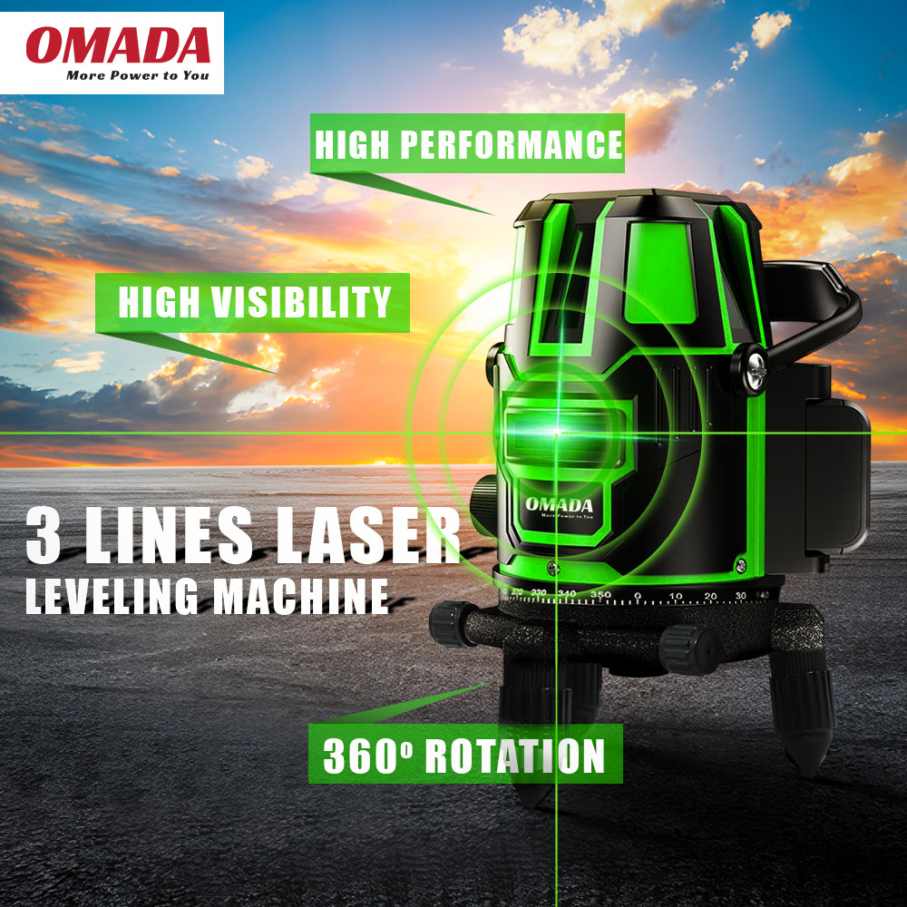 3 Lines - Self Laser leveling Machine