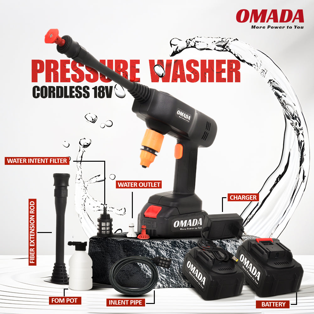 18V Cordless Pressure Washer