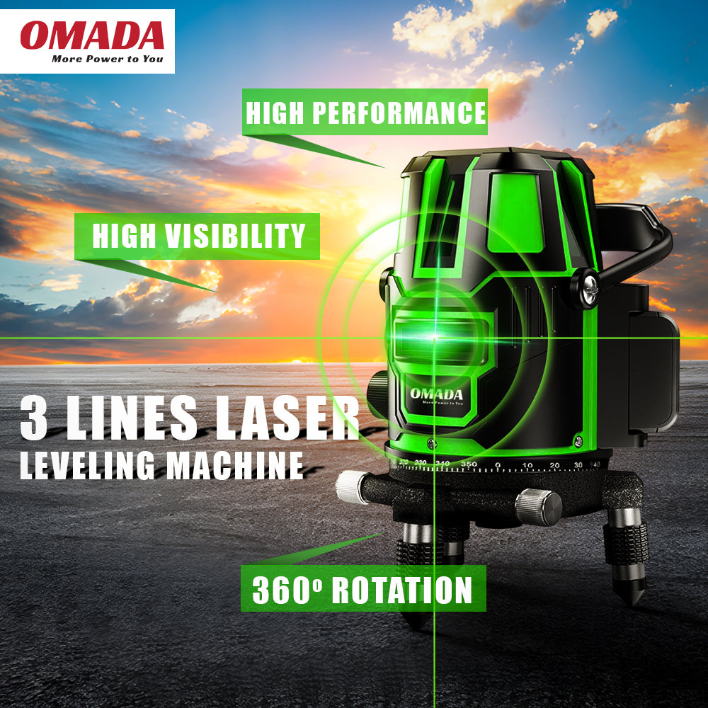 3 Lines - Self Laser leveling Machine