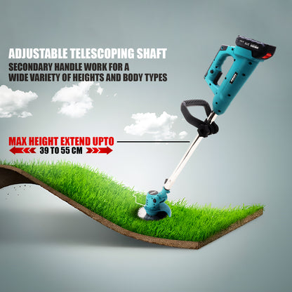 21V 2.0A Cordless Grass Trimmer