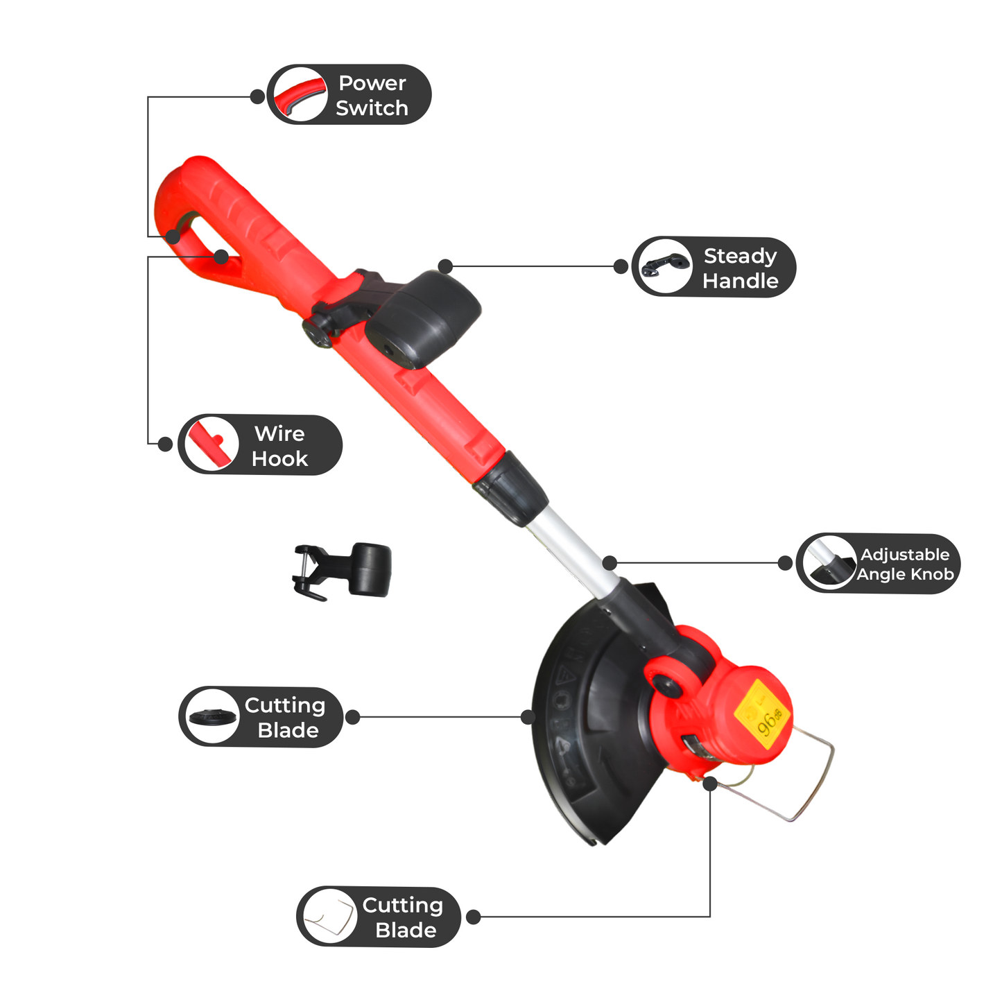 380W Corded String Trimmer / Grass Trimmer