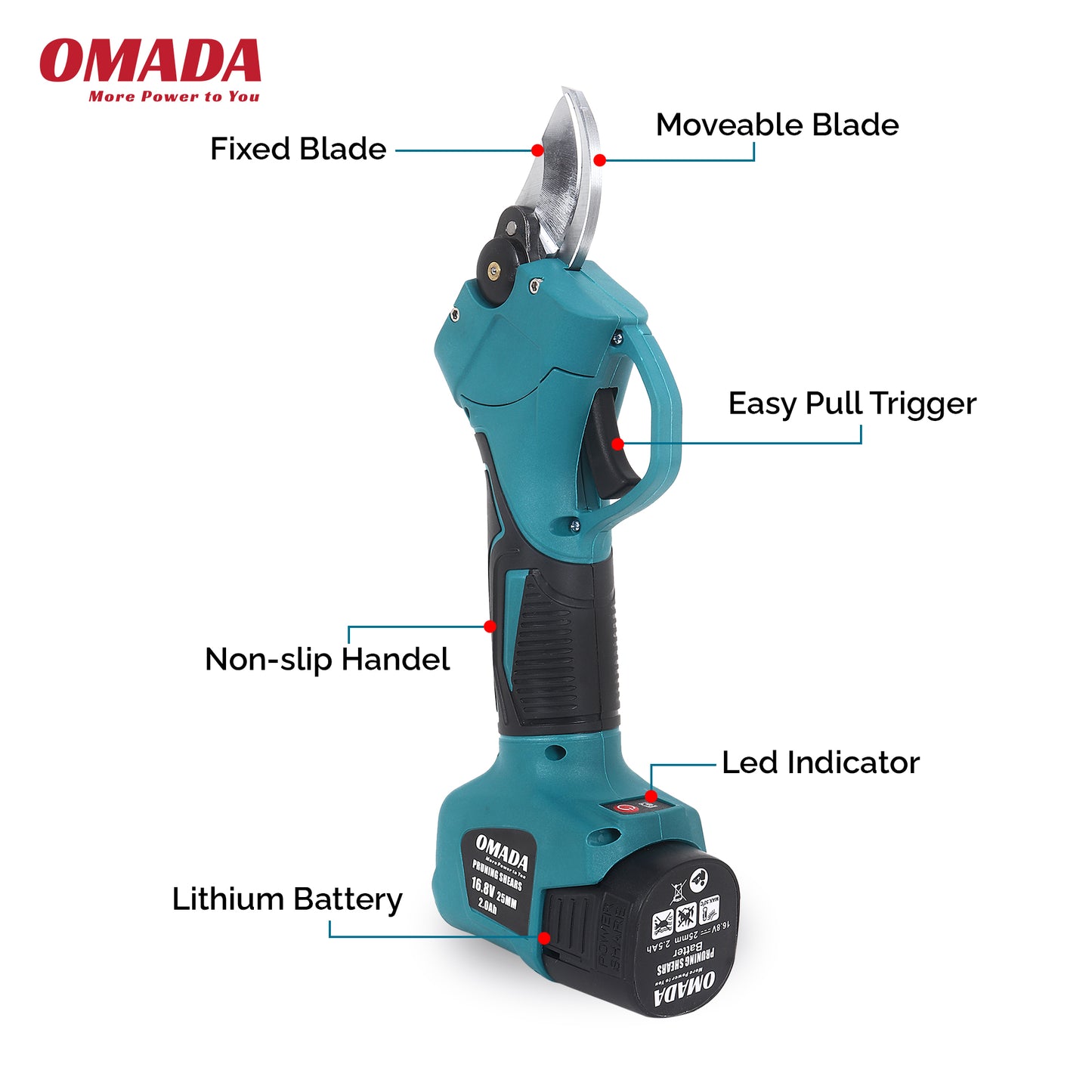 Omada 16.8V Cordless Electric Pruner