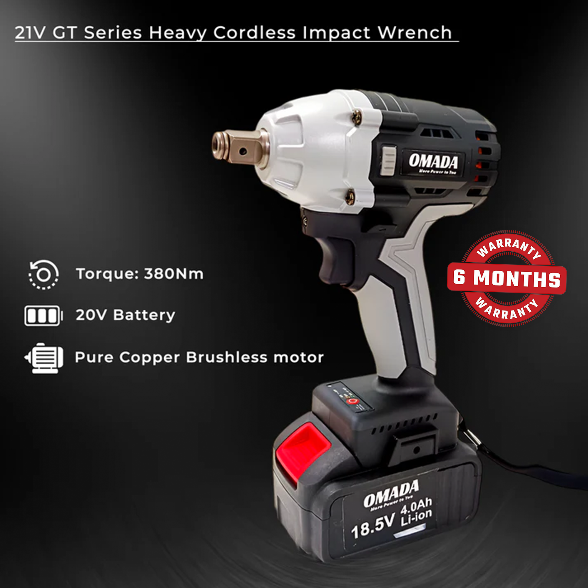 18.5V Cordless Impact Wrench