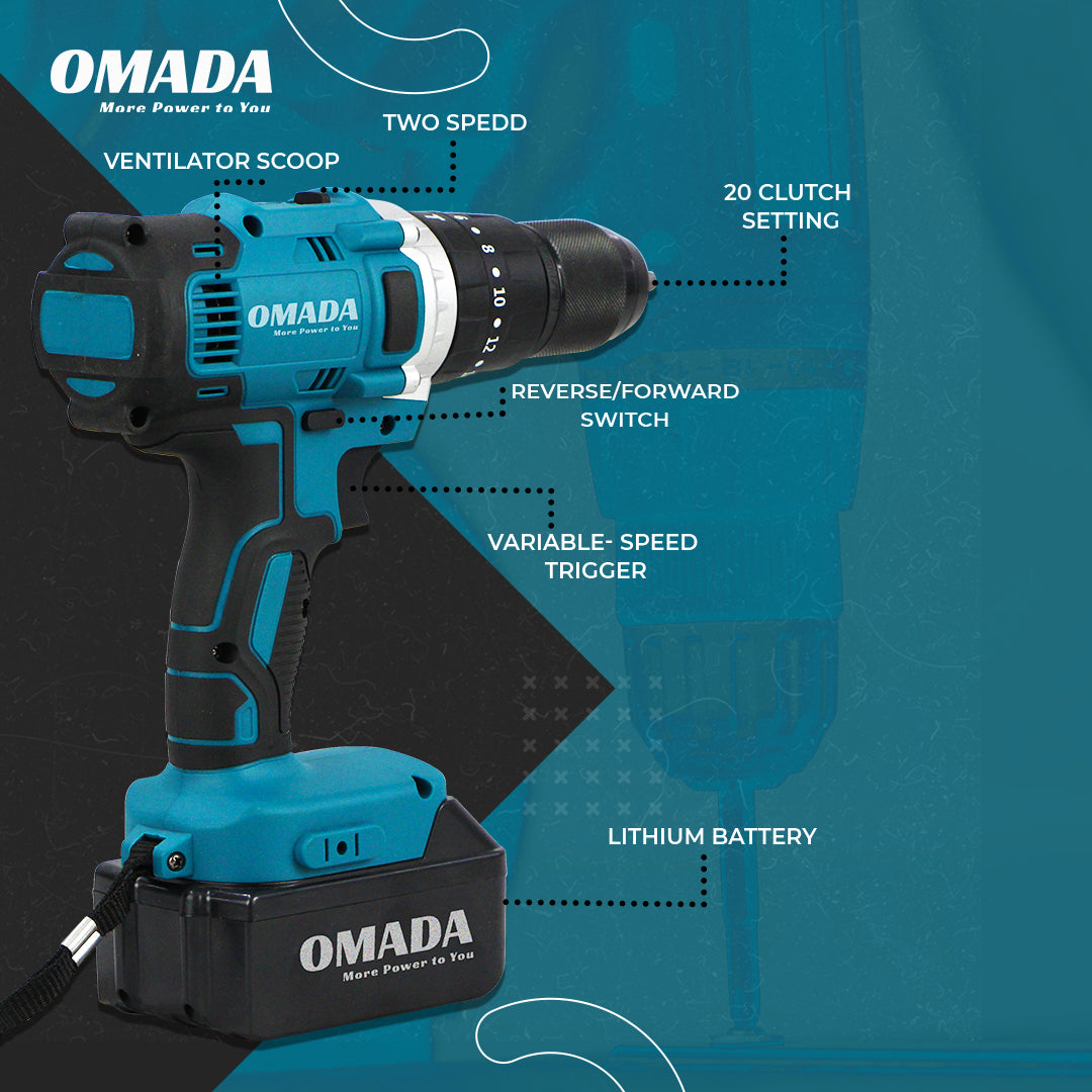 Omada 21V High-speed Wall Drill Machine | Hand Drill Machine