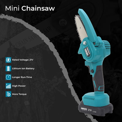 4 Inches 21V Mini Chainsaw