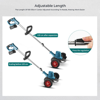 21V Cordless Lawn Mower Stringless Trimmer Edger Tool