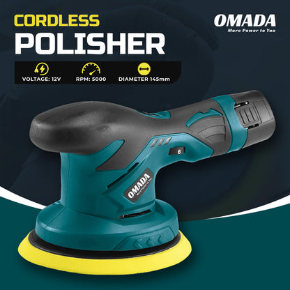 OMADA 12V Cordless Polisher, 5000 RPM