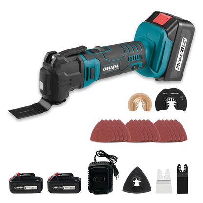 Omada 21V Cordless Oscillating Tool with 2.0Ah Li-ion - Multitool Kit