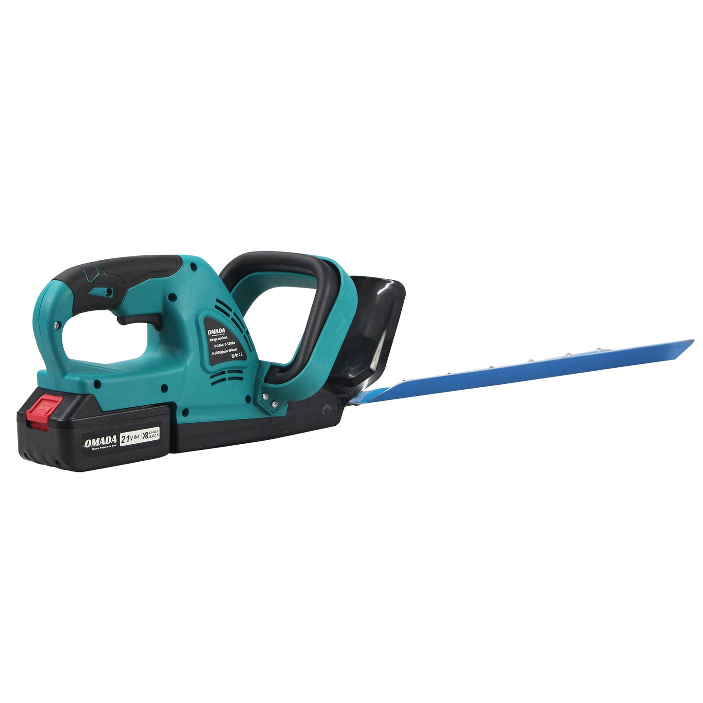 Omada 21v Single Sided Hedge Shear with Long Range Cordless Lawnmower Lightweight Hedge Cut Weed Processing Used for clearing Overgrown Leaves