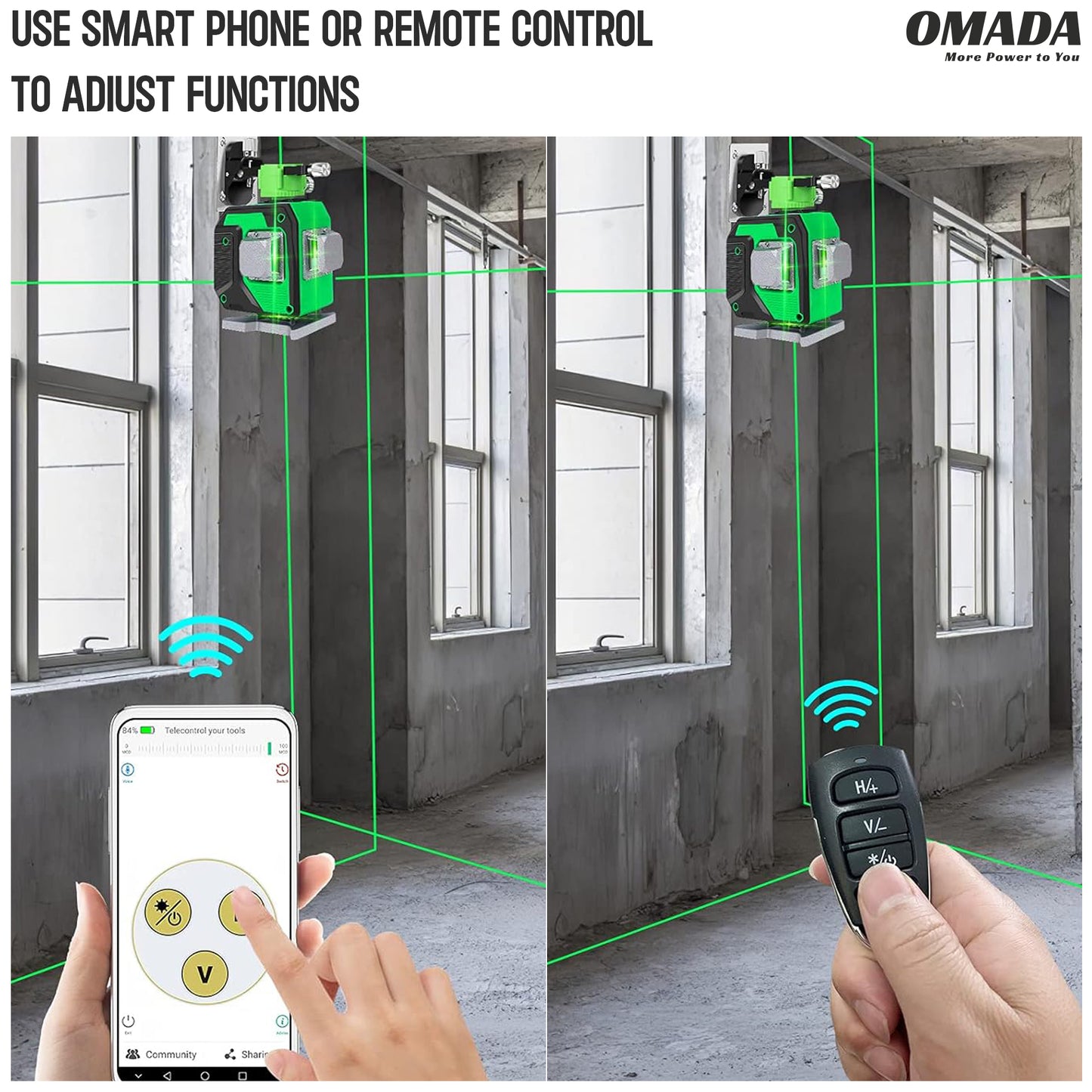 Omada 4 x 360° 16 Lines Laser Leveling Machine