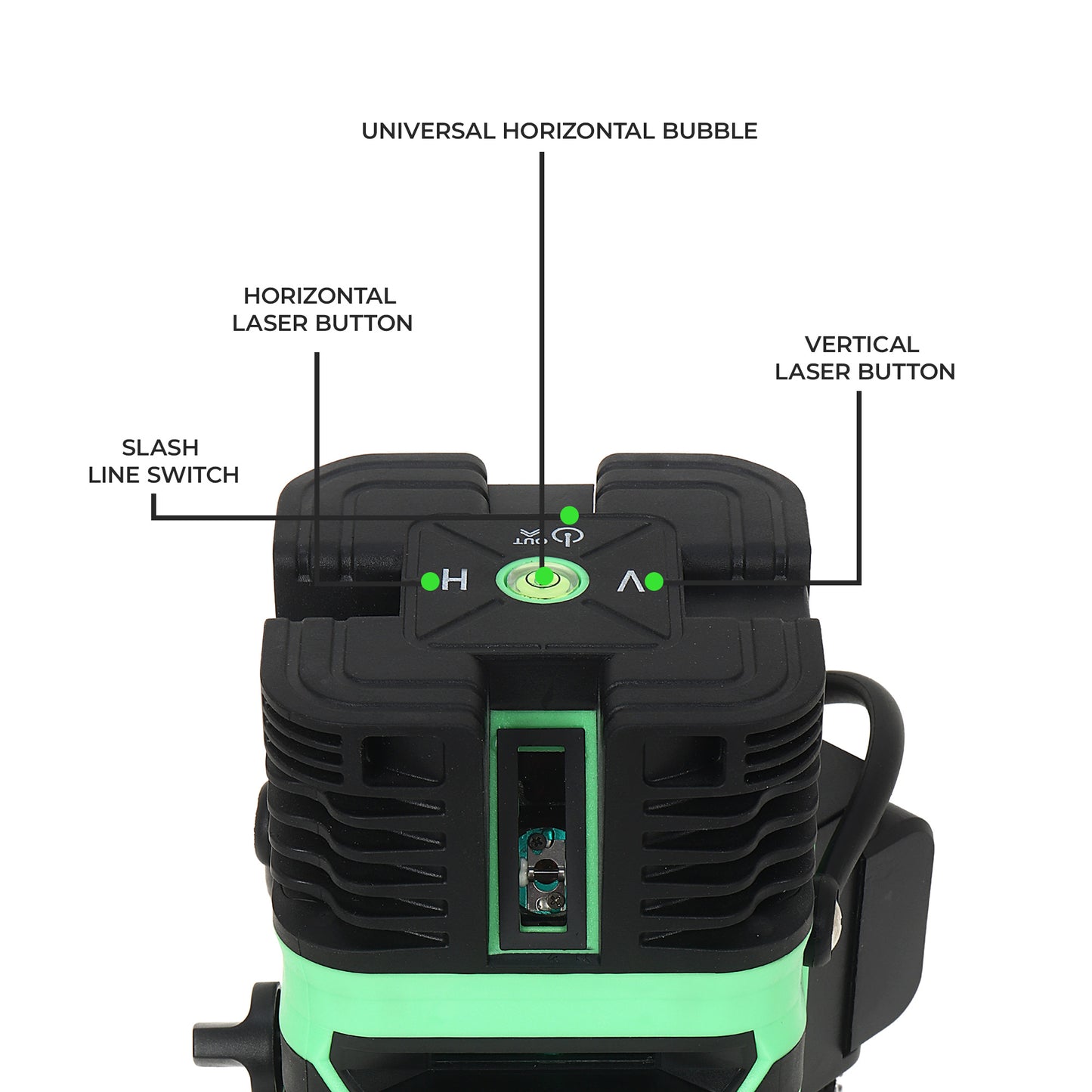 3 Lines Laser Level Self Leveling 360° Horizontal Vertical Line Laser Laser Level Magnetic Line Level