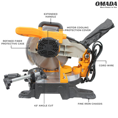 Omada 10"Miter Saw 2200W Miter Saw Machine  4600r/min