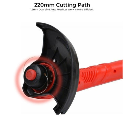 250W String Trimmer 22 cm Cutting Diameter Lightweight Grass Trimmer