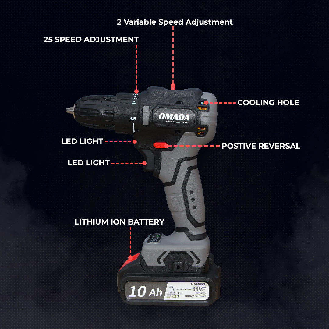 OMADA GT Series 21V Brushless Cordless Drill/Driver