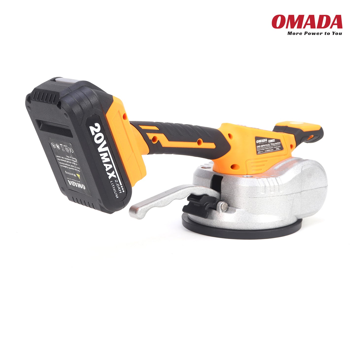 Omada 20V Cordless Tile Installation Machine/Tile Vibration Machine High-Power Paving Brick Wall Tiles Automatic Paving Tool [Battery Included]