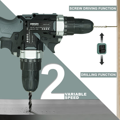 16.8V Professional Tool kit with Cordless Drill.