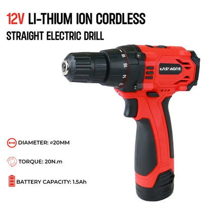 Omada 12V Li-thium Ion Cordless Straight Electric Drill