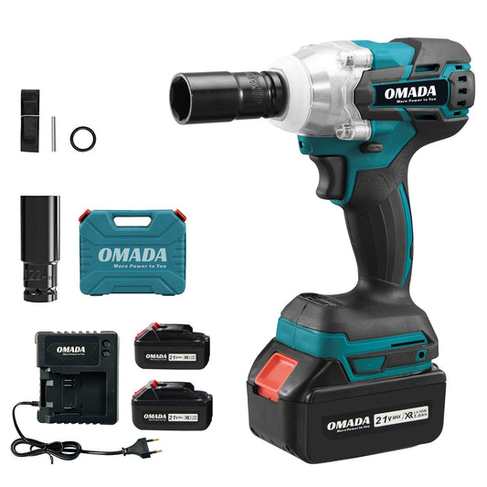 Omada 21V and 3400RPM High Torque Impact Wrench