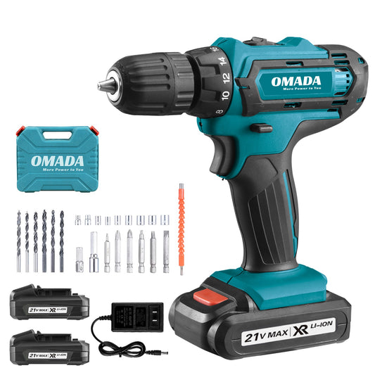 Omada 21V High Power Hand Drill Machine | Cordless Driver