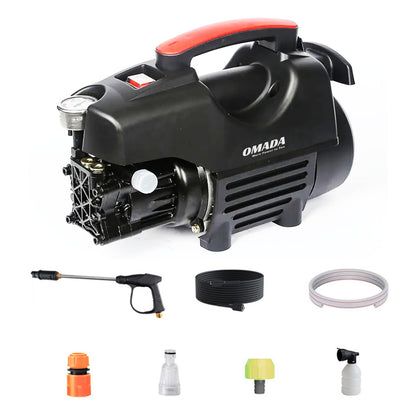 Omada Car Washer high Pressure Pump 220V, 1800W, 14 Bar, 320L/H Water Flow Rate