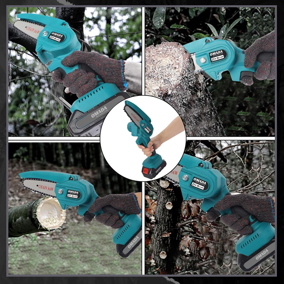 Small cordless electric online chainsaw